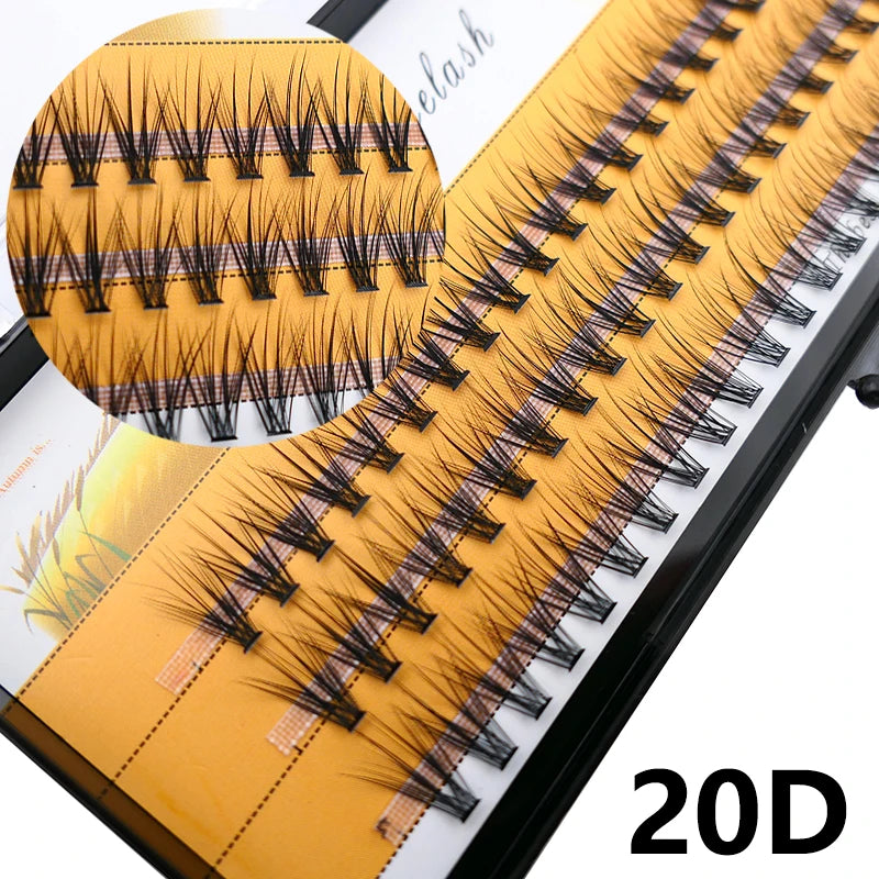 1 box/60 bundles/20D/30D fake lashes,Individual lashes Bunche,natural thick fake lashes,Eyelash Extensions for make up