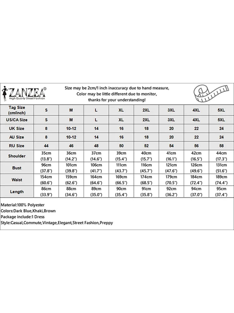 ZANZEA Elegant Sleeveless A-line Vestidos  Women Pleating Party Dress Vintage Fashion Mandarin Collar Robe