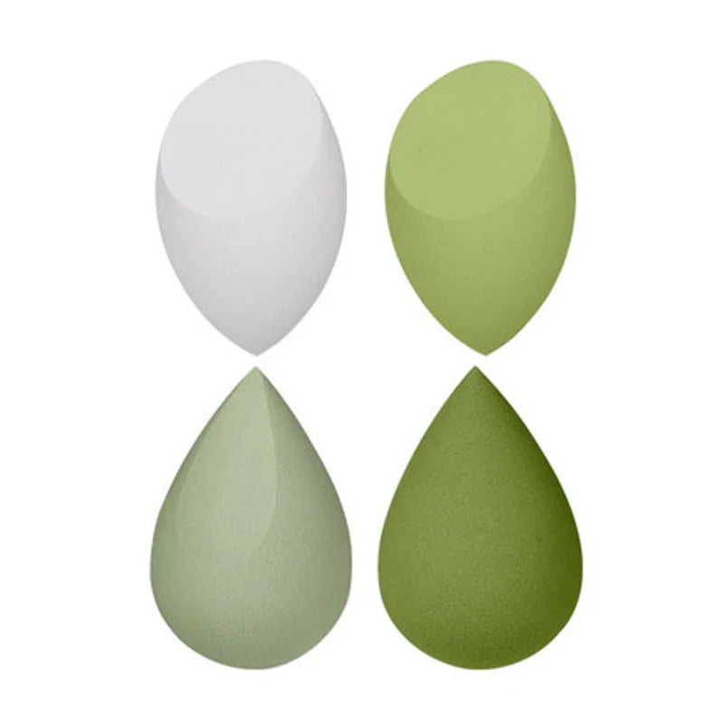 4pcs Makeup Sponge Powder Puff Dry and Wet Combined Beauty Cosmetic Ball Foundation Powder Puff Bevel Cut Make Up Sponge Tools