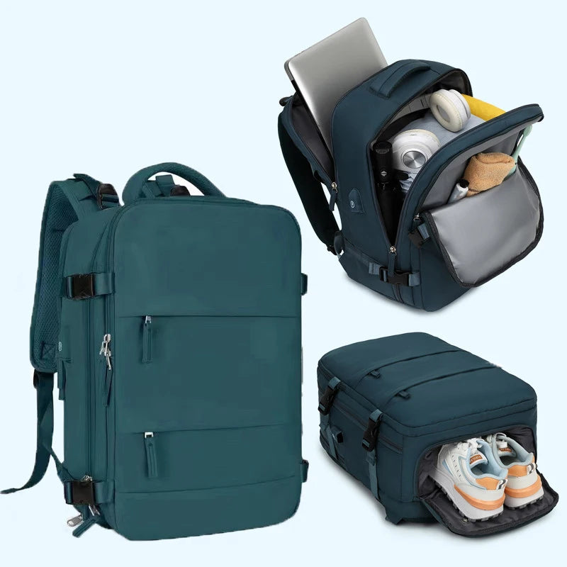 Geestock mochilas Travel Backpack Ryanair Cabin Bag Laptop Backpack Carry On Luggage Airplane Trip Backpack Waterproof Schoolbag