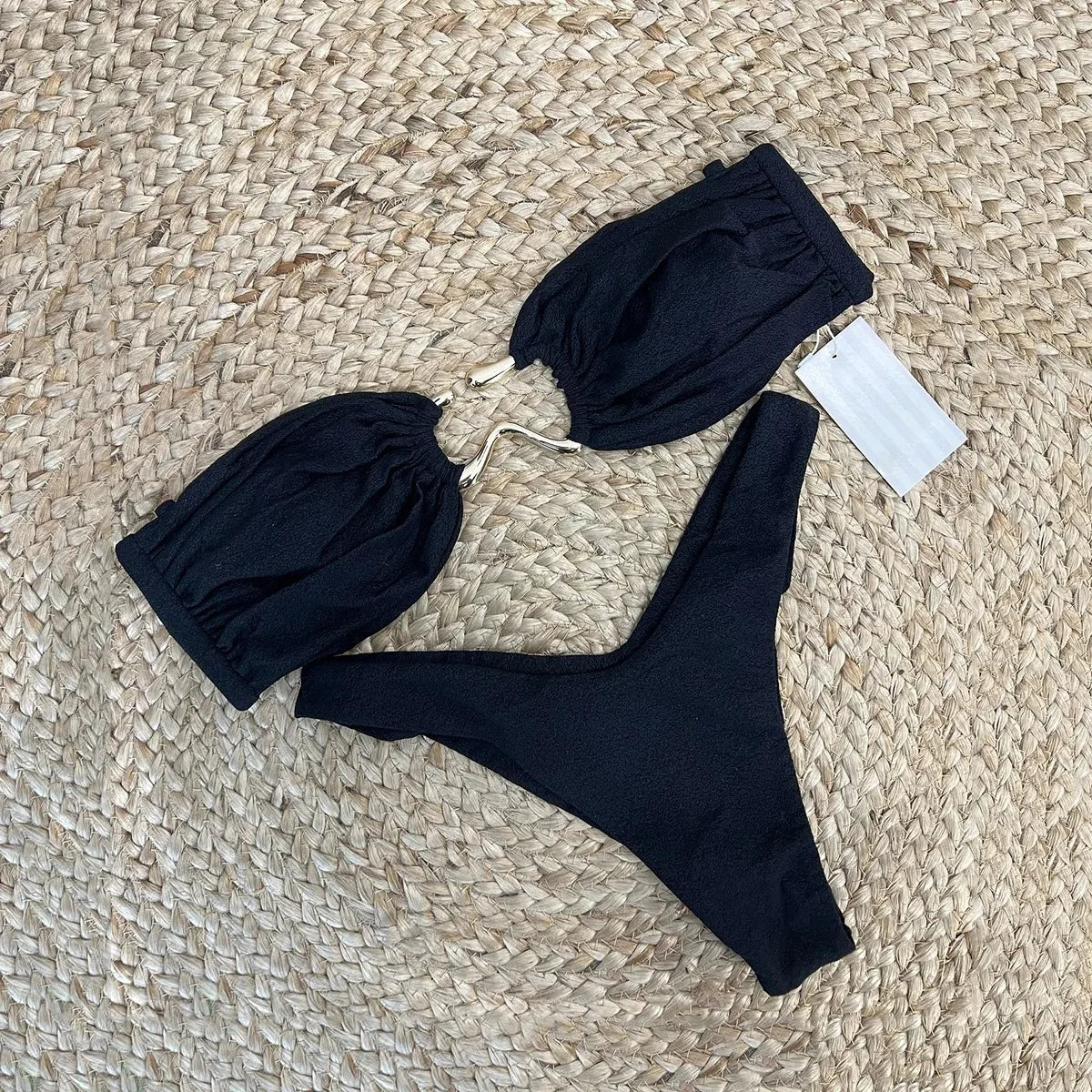 Push Up Bikinis  2024 Swimwear Female Brazilian Bandeau Bikini Set Bathing Suit Swimming Suits Beachwear