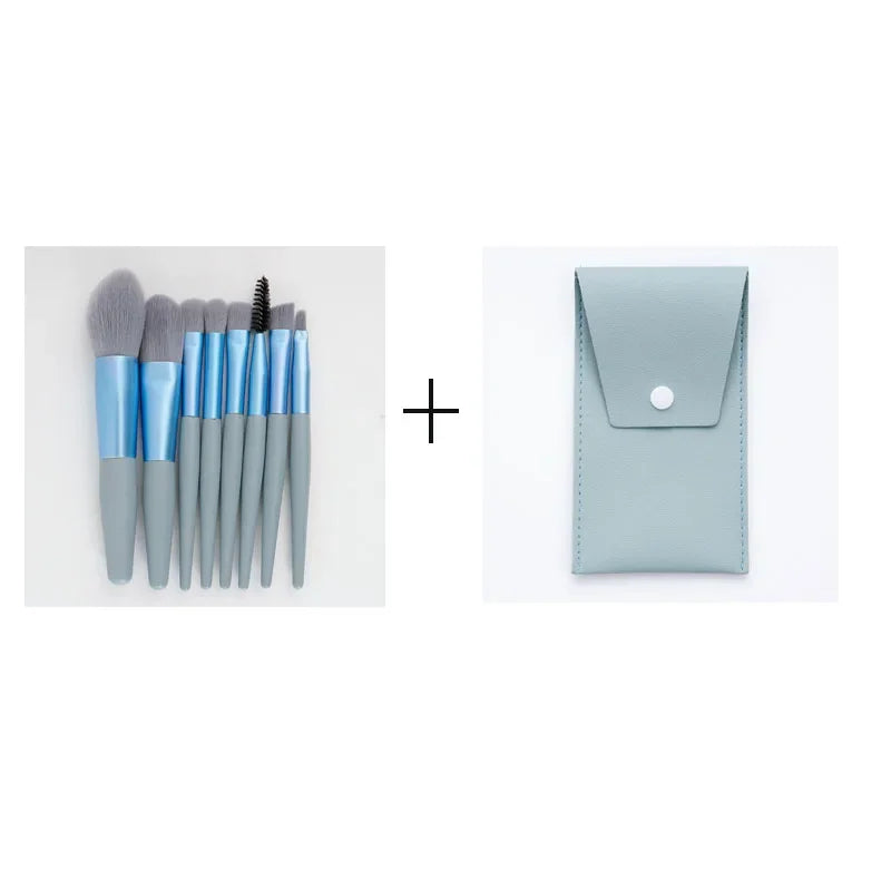 Make Up Brushes Set Cosmetic Powder Eye Shadow Foundation Blush Blending Concealer Professional Beauty Tool 8pcs