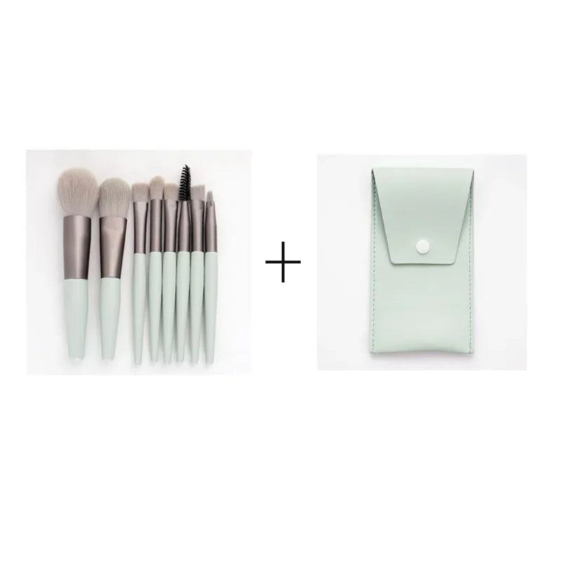 Make Up Brushes Set Cosmetic Powder Eye Shadow Foundation Blush Blending Concealer Professional Beauty Tool 8pcs