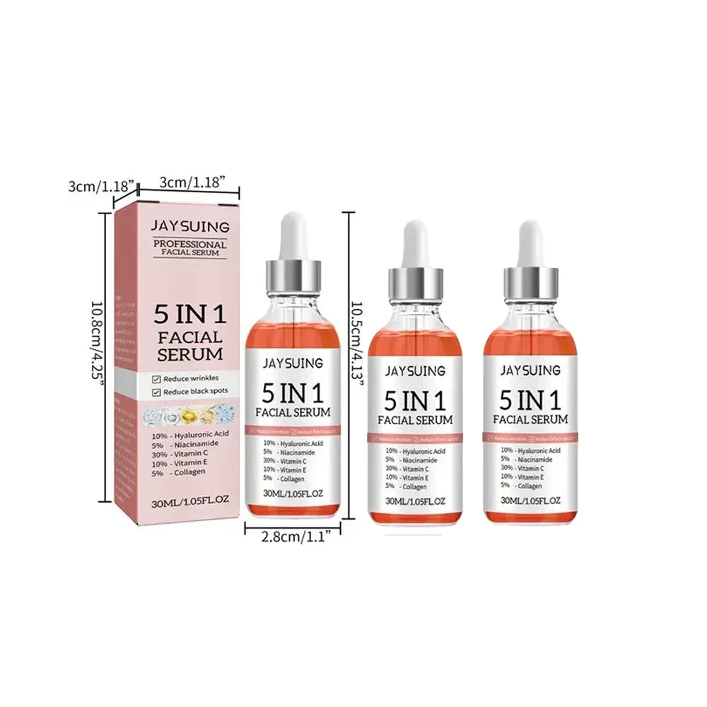 Hyaluronic Acid Wrinkle Removal Essence Niacinamide Improve Skin Quality Moisturizing and Blemishes 5-in-1 Facial Care Essence
