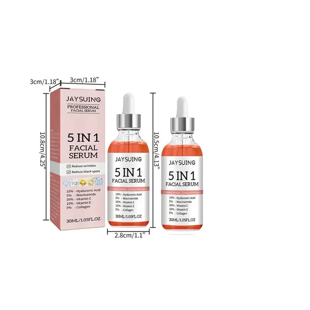 Hyaluronic Acid Wrinkle Removal Essence Niacinamide Improve Skin Quality Moisturizing and Blemishes 5-in-1 Facial Care Essence