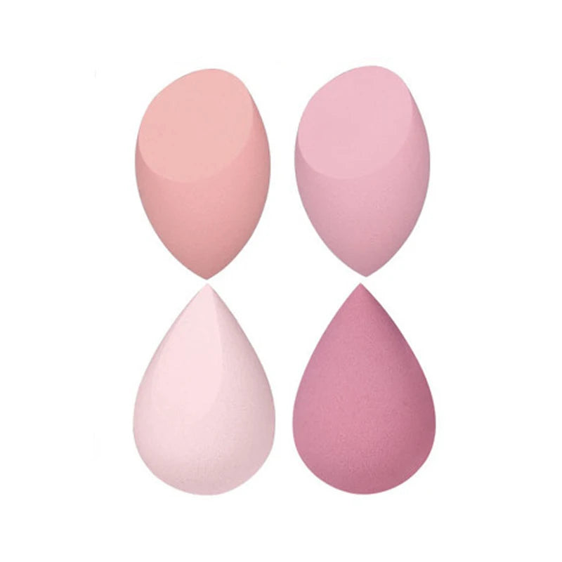 4pcs Makeup Sponge Powder Puff Dry and Wet Combined Beauty Cosmetic Ball Foundation Powder Puff Bevel Cut Make Up Sponge Tools
