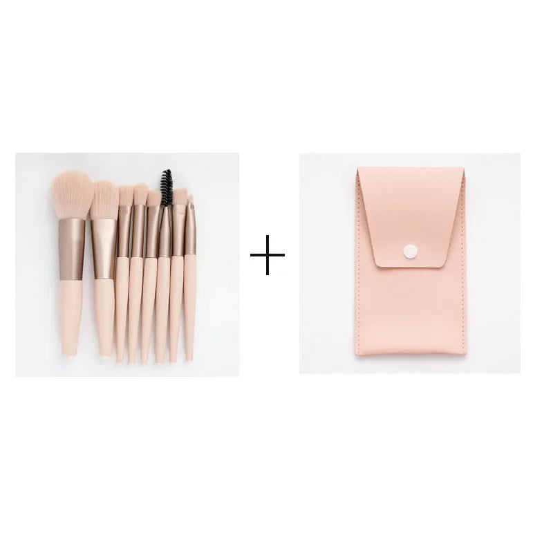 Make Up Brushes Set Cosmetic Powder Eye Shadow Foundation Blush Blending Concealer Professional Beauty Tool 8pcs