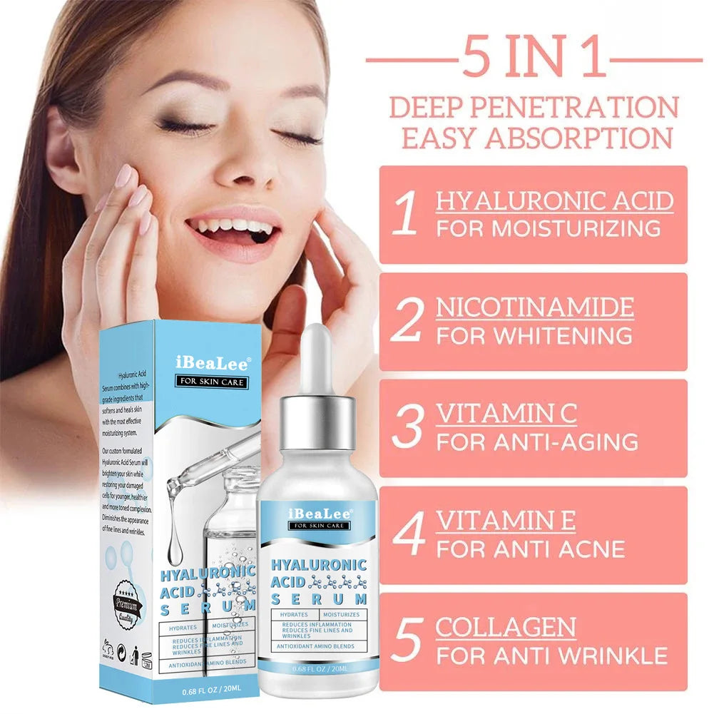 Vitamin C Hyaluronic Acid Retinol Serum Facial skincare Firming Brightening Hydrating Face Essence Facial Skin Care Products